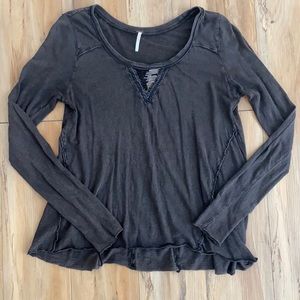 Free People beaded long sleeve